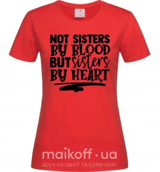 Женская футболка Best sisters Красный фото
