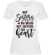 Женская футболка Best sisters by heart Белый Женская футболка Best sisters by heart Белый фото