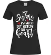 Женская футболка Best sisters by heart Черный Женская футболка Best sisters by heart Черный фото