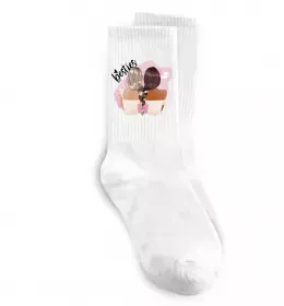 Носки Among us heart Белый фото