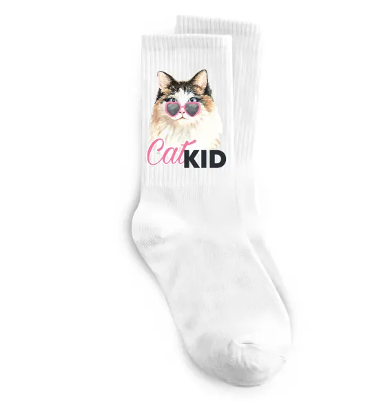 Шкарпетки Кошечка CatKID Білий фото