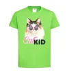 Дитяча футболка Кошечка CatKID Лаймовий фото