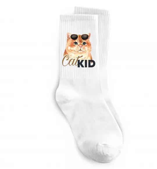 Шкарпетки Котик CatKID Білий фото