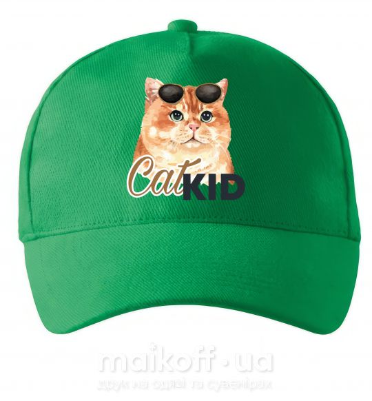 Кепка Котик CatKID Зелений фото