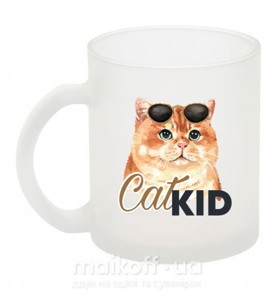 Чашка скляна Котик CatKID Фроузен фото