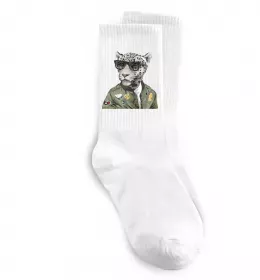 Носки Mom of the wild one Белый фото