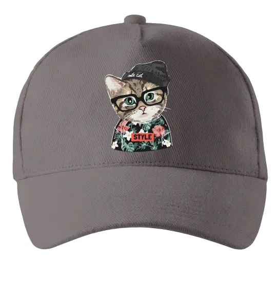 Кепка Леопард ребенок Сірий фото