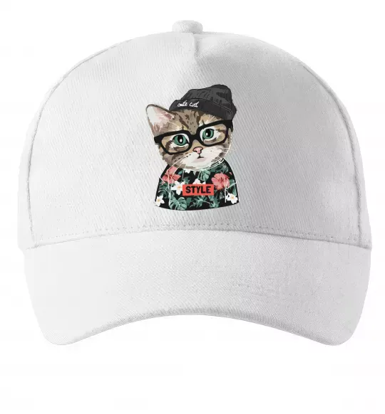 Кепка Леопард ребенок Белый фото