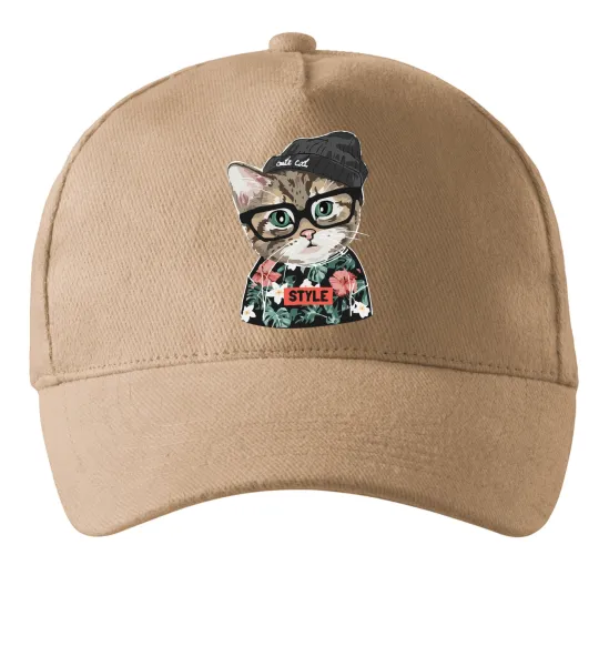 Кепка Леопард ребенок Песочный фото