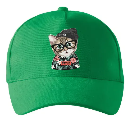 Кепка Леопард ребенок Зеленый фото