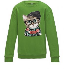 Детский Свитшот Леопард ребенок