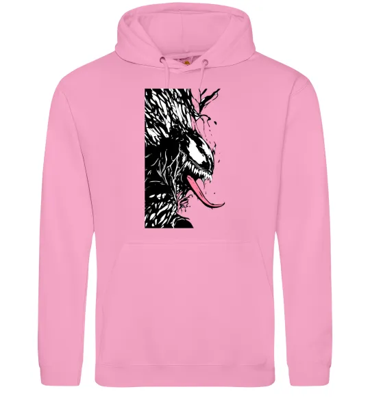 Чоловіча толстовка (худі) Venom ink марвел Рожевий фото