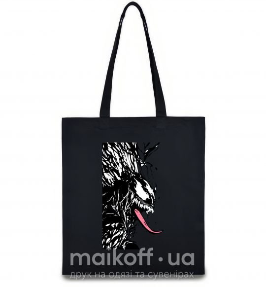 Еко-сумка Venom ink марвел Чорний фото