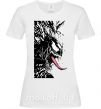 Жіноча футболка Venom ink марвел Білий фото
