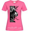 Женская футболка Venom ink марвел Ярко-розовый фото