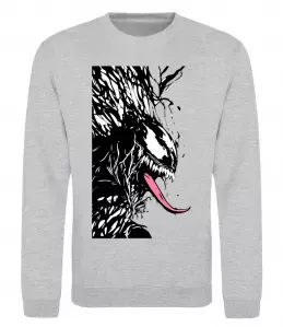 Свитшот Venom ink марвел Серый меланж фото