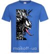 Чоловіча футболка Venom ink марвел Яскраво-синій фото