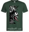Чоловіча футболка Venom ink марвел Темно-зелений фото