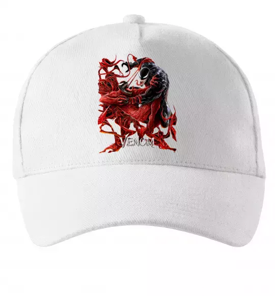 Кепка Веном карнаж Белый фото
