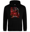 Женская толстовка (худи) Веном карнаж Черный Женская толстовка (худи) Веном карнаж Черный фото