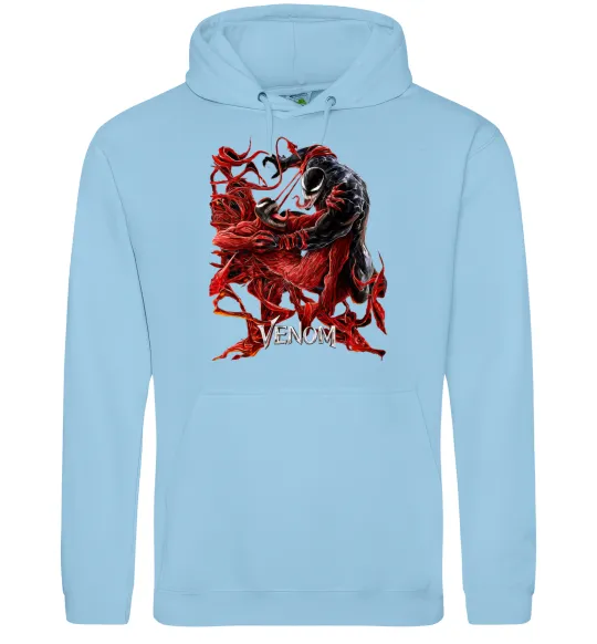 Жіноча толстовка (худі) Веном карнаж Блакитний фото