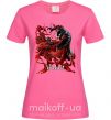 Жіноча футболка Веном карнаж Яскраво-рожевий фото