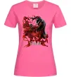 Женская футболка Веном карнаж Ярко-розовый Женская футболка Веном карнаж Ярко-розовый фото