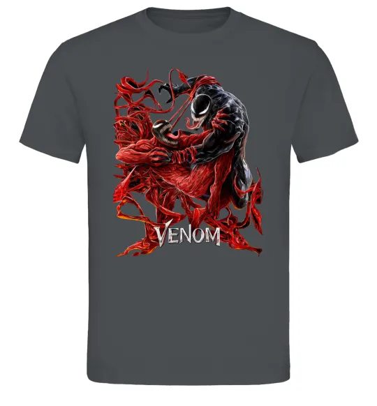 Чоловіча футболка Веном карнаж Графіт фото