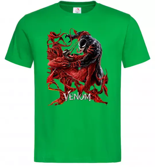 Чоловіча футболка Веном карнаж Зелений фото