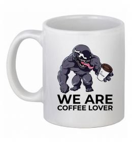Чашка керамическая Веном we are coffee lover Чашка керамическая Веном we are coffee lover