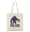 Еко-сумка Веном we are coffee lover Бежевий фото