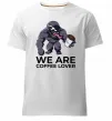 Чоловіча преміум футболка Веном we are coffee lover Білий фото
