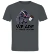 Чоловіча футболка Веном we are coffee lover Графіт Чоловіча футболка Веном we are coffee lover Графіт фото
