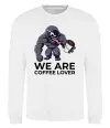 Свитшот Веном we are coffee lover Белый фото