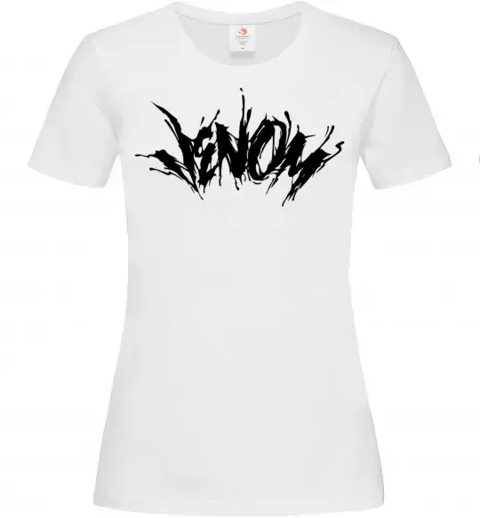 Женская футболка Веном марвел комікс Venom Белый фото