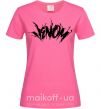 Жіноча футболка Веном марвел комикс Venom Яскраво-рожевий фото