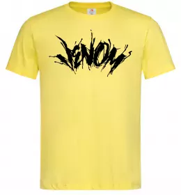 Мужская футболка Веном марвел комікс Venom Лимонный фото
