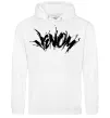 Женская толстовка (худи) Веном марвел комікс Venom Белый Женская толстовка (худи) Веном марвел комікс Venom Белый фото