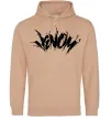 Женская толстовка (худи) Веном марвел комікс Venom Песочный Женская толстовка (худи) Веном марвел комікс Venom Песочный фото