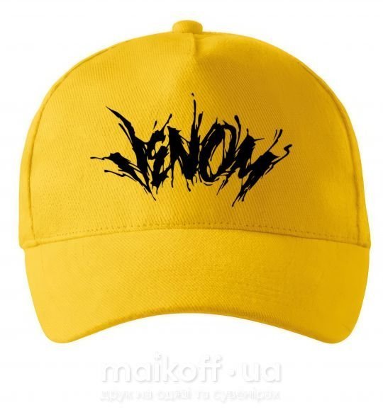 Кепка Веном марвел комикс Venom Сонячно жовтий фото