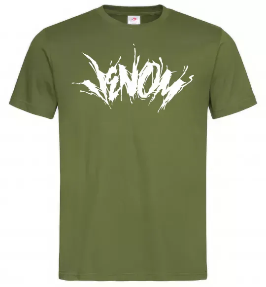 Мужская футболка Веном марвел комікс Venom Оливковый фото