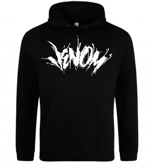 Женская толстовка (худи) Веном марвел комікс Venom Черный фото