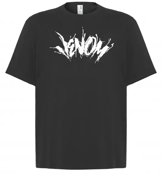 Футболка Оверсайз Веном марвел комікс Venom Черный фото