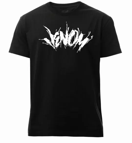 Мужская премиум футболка Веном марвел комікс Venom Черный фото