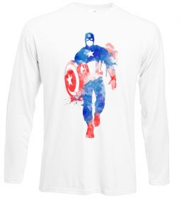 Лонгслів Капітан Америка фарба Лонгслів Капітан Америка фарба