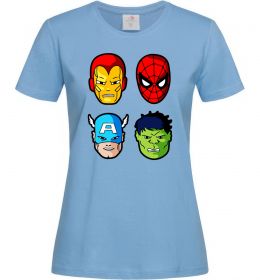 Женская футболка Марвел герої