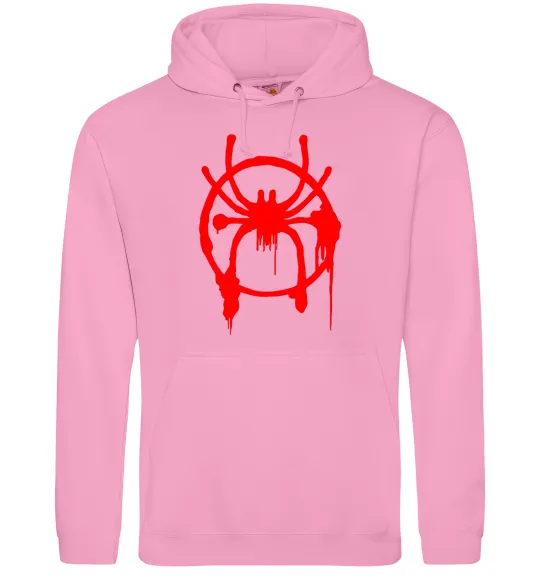 Женская толстовка (худи) Паук Майлз Моралес Розовый фото