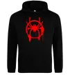 Женская толстовка (худи) Паук Майлз Моралес Черный фото