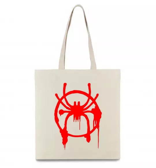 Еко-сумка Паук Майлз Моралес Бежевий фото