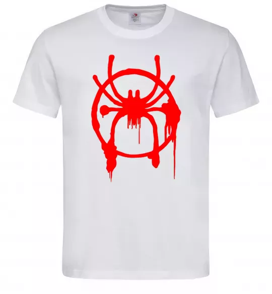 Чоловіча футболка Паук Майлз Моралес Білий фото